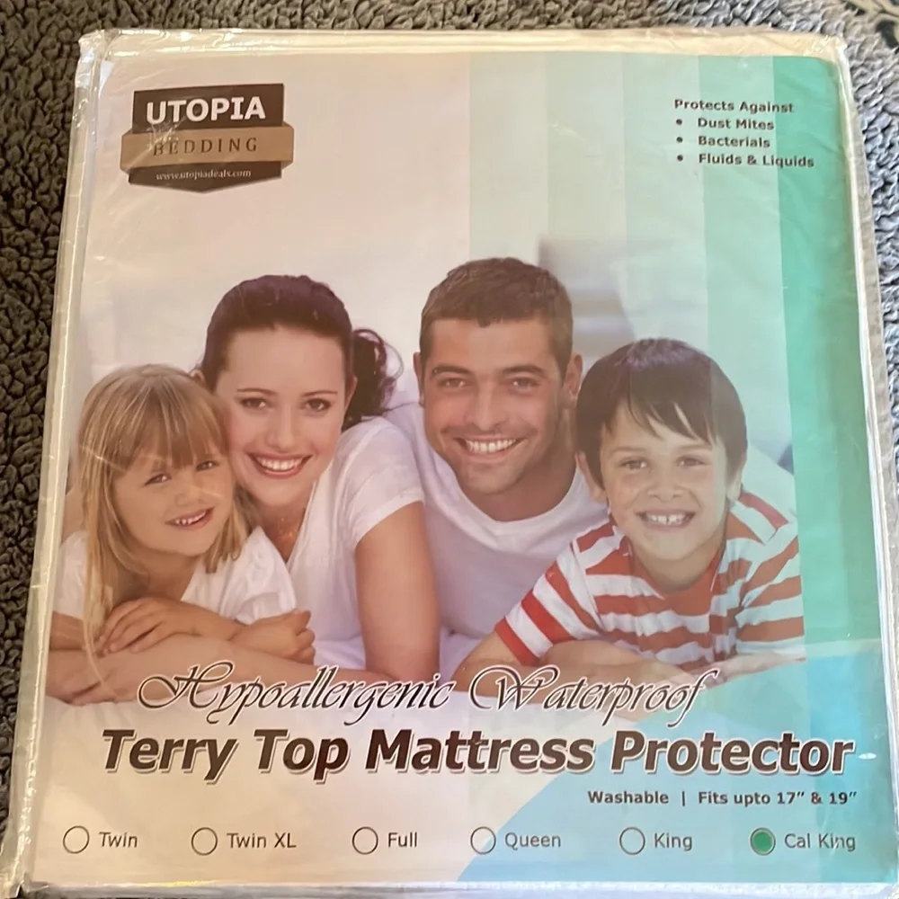 New Utopia Terry Top Mattress Protector.